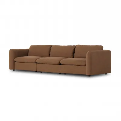 Ingel 3pc Sectional 115" Antwerp Cafe