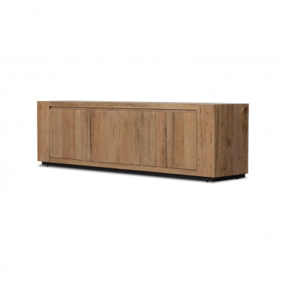 Abaso Media Console Rustic Wormwood