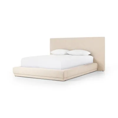 Martina Bed Bergamo Parchment Wide Queen