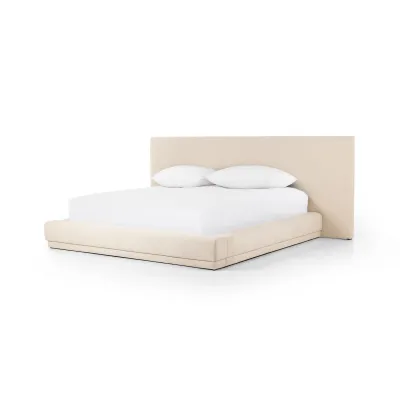 Martina Bed Bergamo Parchment Wide King