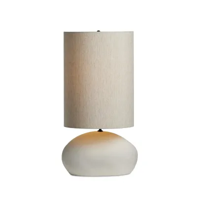 Allura Table Lamp White Speckled Ceramic