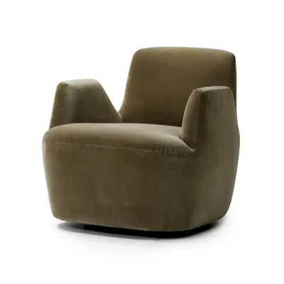 Reed Swivel Chair Sapphire Khaki