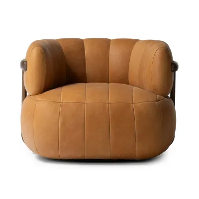 Doss Swivel Chair Palermo Cognac