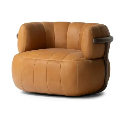 Doss Swivel Chair Palermo Cognac