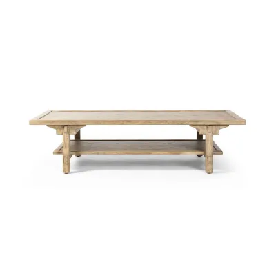 Trinity Coffee Table Distressed Light Oak