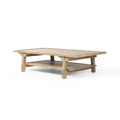 Trinity Coffee Table Distressed Light Oak