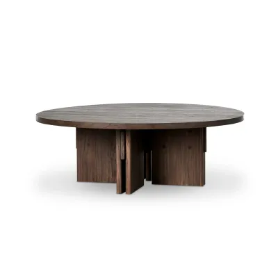 Railay Outdoor Coffee Table Stained Toasted Brown FSC