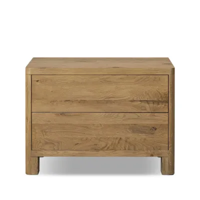 Noeline Nightstand Worn Oak Veneer