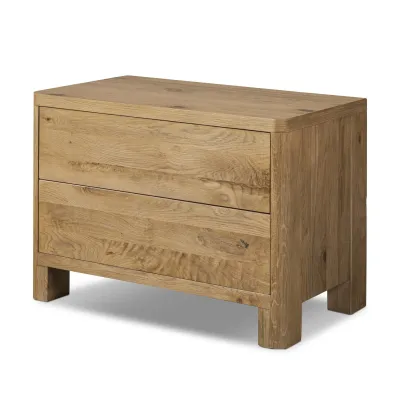 Noeline Nightstand Worn Oak Veneer