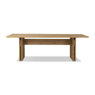 Railay Dining Table Dusted Oak Veneer