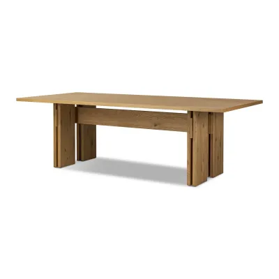 Railay Dining Table Dusted Oak Veneer