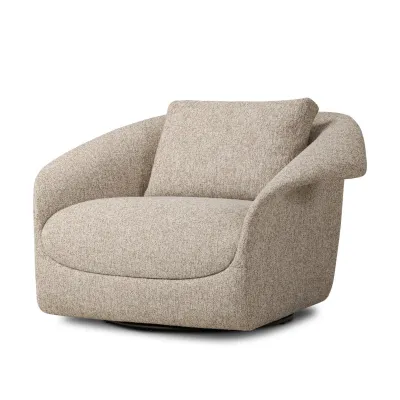 Ezra Swivel Chair Yuma Dove