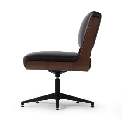 Landon Armless Desk Chair Sonoma Black