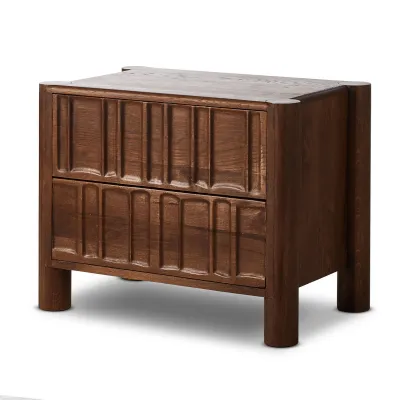 Ezri Nightstand Cocoa Oak