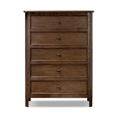 Russ Tall Dresser Aged Oak Veneer