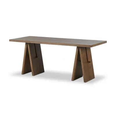 Wylie Desk Rustic Grey Veneer