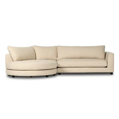 Sylvan 2-Piece Sectional Irving Flax Left Arm Facing