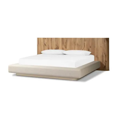 Lara Bed Natural Reclaimed French King