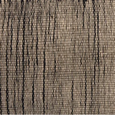 Handwoven Stripe Wool Pillow Black Wool