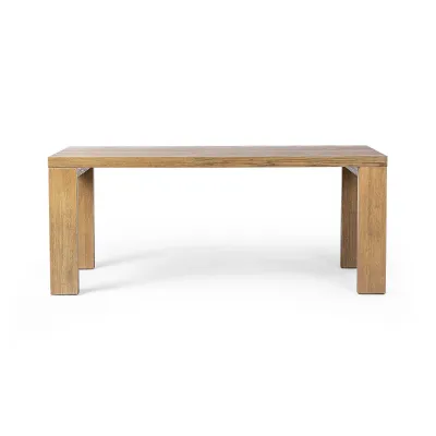 Millie Dining Table Drifted Oak Veneer 72" Drifted Oak Solid