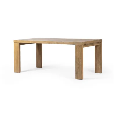 Millie Dining Table Drifted Oak Veneer 72" Drifted Oak Solid