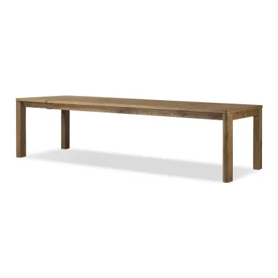 Noeline Extension Dining Table Resawn Worn Oak