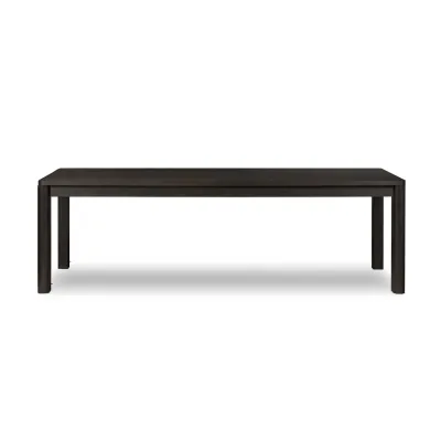 Noeline Extension Dining Table Cracked Smoked Black Veneer