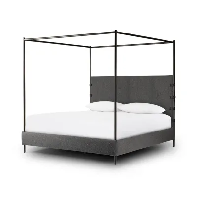 Anderson Canopy Bed Knoll Charcoal Queen