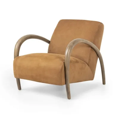 Sandro Chair Nubuck Cognac