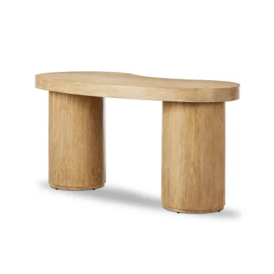 Leeds Desk Blonde Oak Veneer