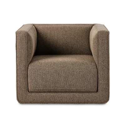 Phillip Swivel Chair Delta Tweed