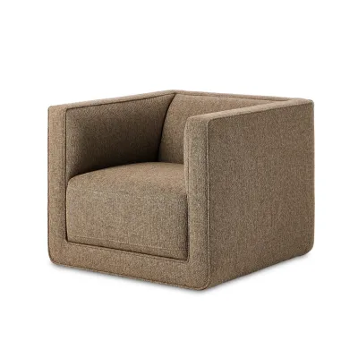 Phillip Swivel Chair Delta Tweed