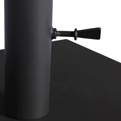 Baska Outdoor Umbrella Stand Black Stainless Steel