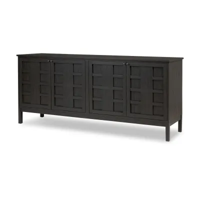 Alessio Sideboard Smoked Black