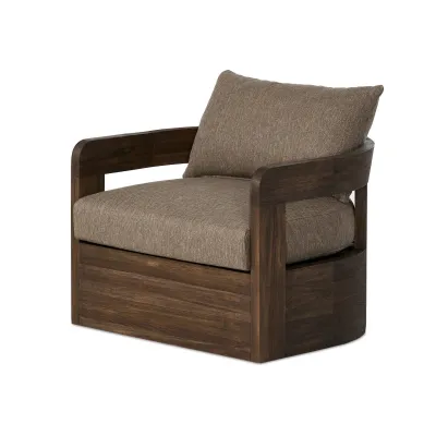 Jackson Outdoor Swivel Chair Ellor Brown