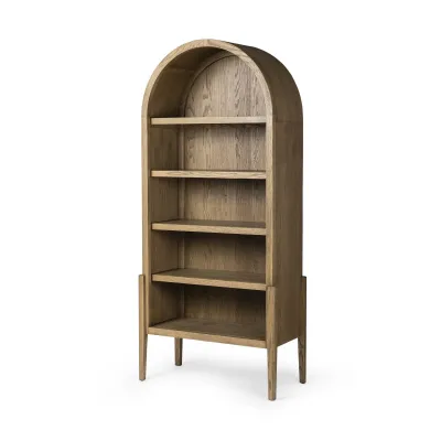 Tolle Bookcase Drifted Oak Solid