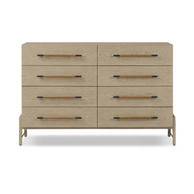 Rosedale 8 Drawer Dresser Yucca Oak Veneer