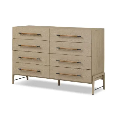 Rosedale 8 Drawer Dresser Yucca Oak Veneer