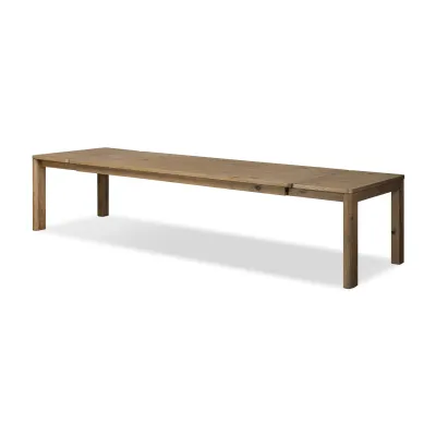 Noeline Double Extension Dining Table Resawn Worn Oak