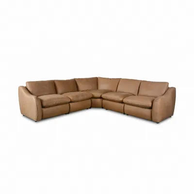 Crawford Power Recliner 5-Piece Sectional Sofa Palermo Drift