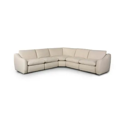 Crawford Power Recliner 5-Piece Sectional Sofa Antigo Natural