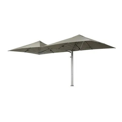 Shadowspec Unity Outdoor Duo Umbrella Alpine Stone 10'