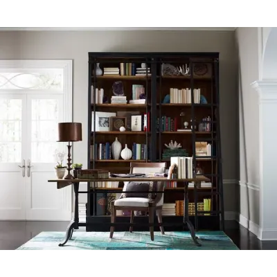 Ivy Bookcase And Ladder Matte Black