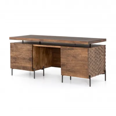 Raffael Desk Antique Brown