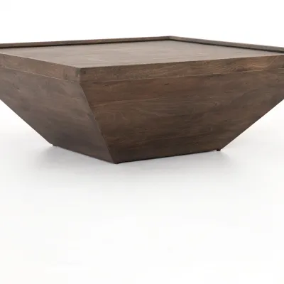 Drake Coffee Table Aged Brown