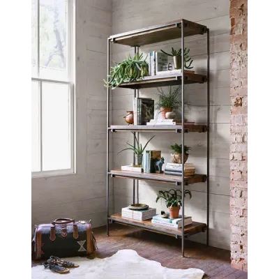 Simien Bookshelf Gunmetal