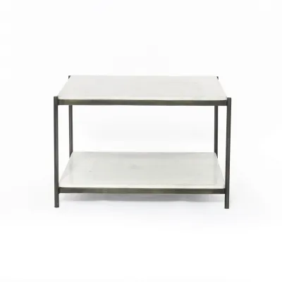 Felix Bunching Table Polished White Marble