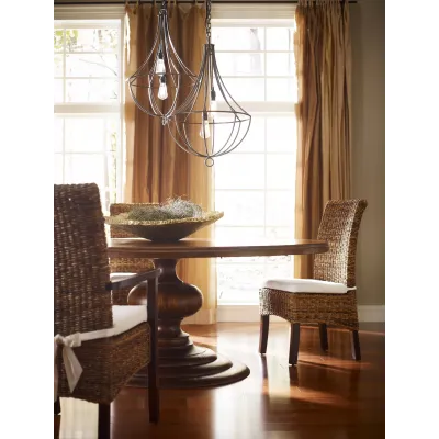 Magnolia Round Dining Table 60" Dark Oak