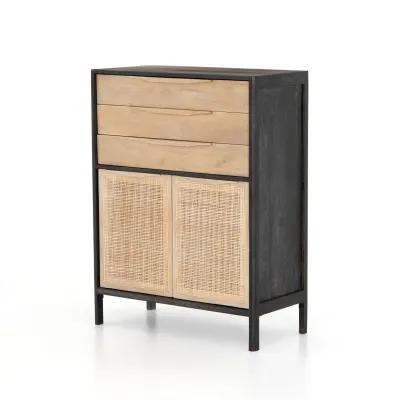 Sydney Tall Dresser Black Wash Mango