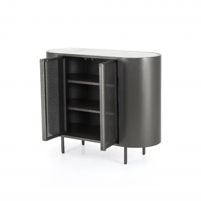 Libby Small Cabinet Gunmetal